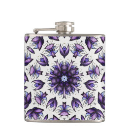 Flower Mandala Abstrakt Kaleidoscopic Mönster Fickplunta