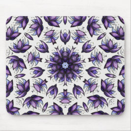 Flower Mandala Abstrakt Kaleidoscopic Mönster Musmatta