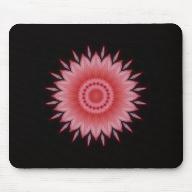 Flower Mandala i Rosa Musmatta (Framsidan)