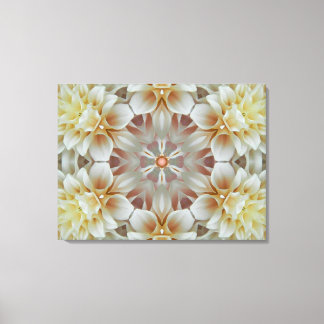 Flower Mandala of Light Canvastryck