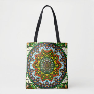 Flower Mandala Tygkasse