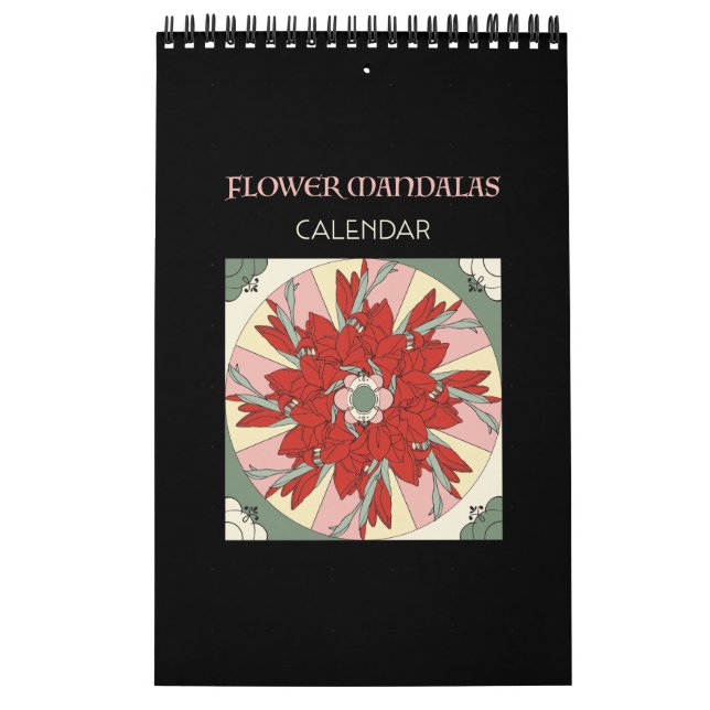 Flower Mandalas Calendar Kalender (Omslag)