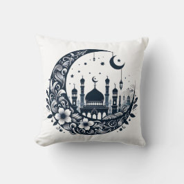 Flower Måne Mosque Kudde