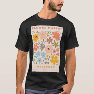Flower Market Amsterdam T Shirt
