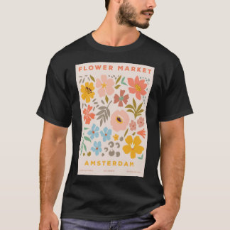 Flower Market Amsterdam T Shirt