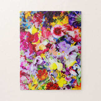 Flower Market Art Photo Puzzles Flower Art Jigszaw Pussel