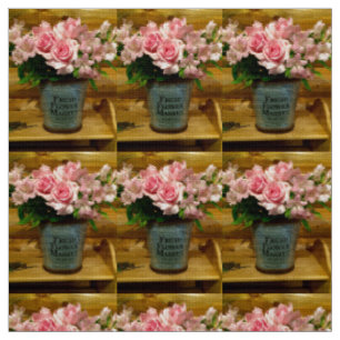 Flower Market Fabric Tyg