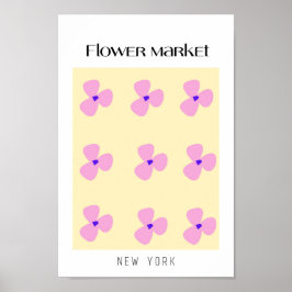 Flower Market New York Poster