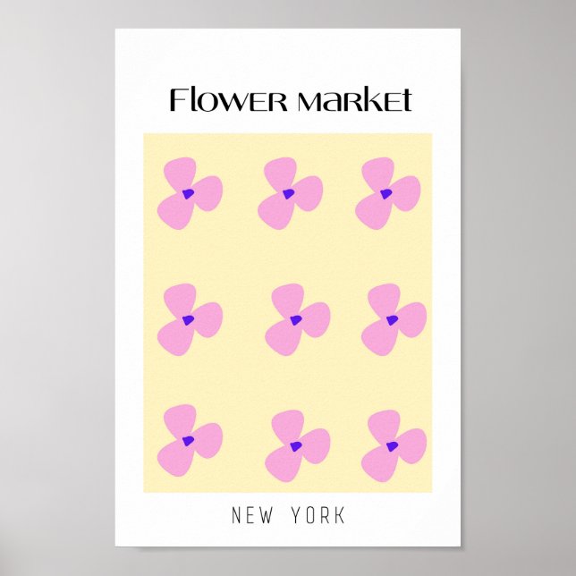 Flower Market New York Poster (Framsidan)