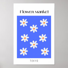 Flower Market Tokyo Poster
