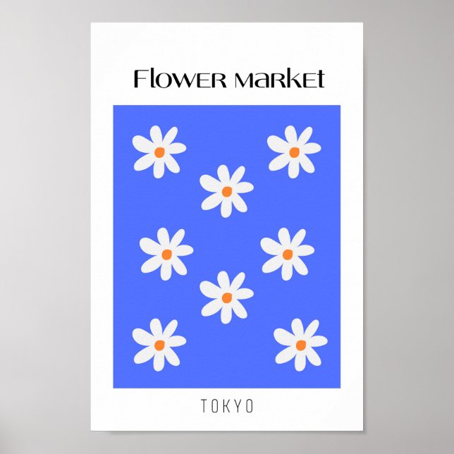 Flower Market Tokyo Poster (Framsidan)