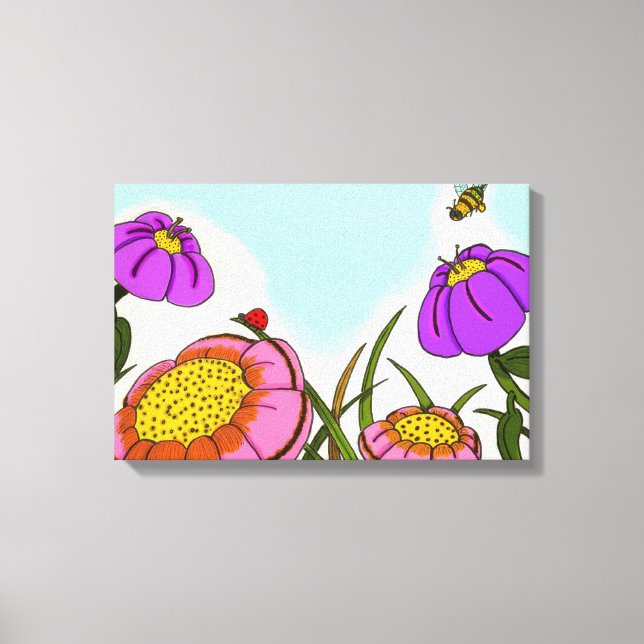Flower Meadow Canvas (Framsida)