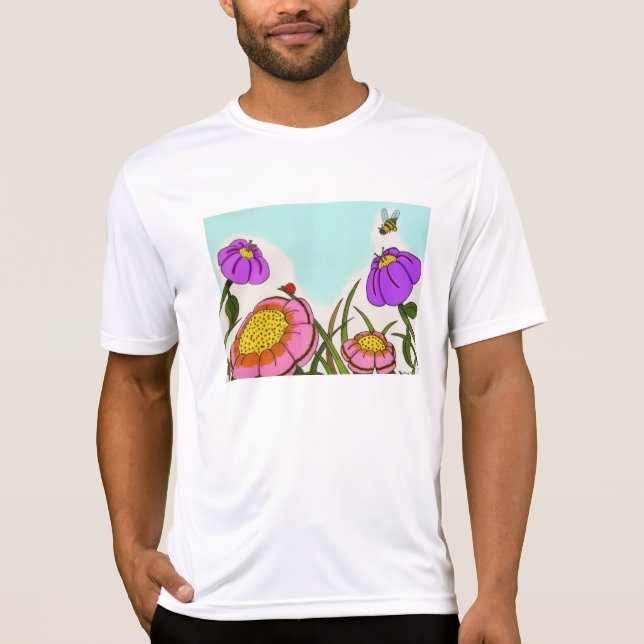 Flower Meadow Manar Performance T-Shirt (Framsida)