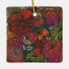 Flower Medley Julgransprydnad Keramik