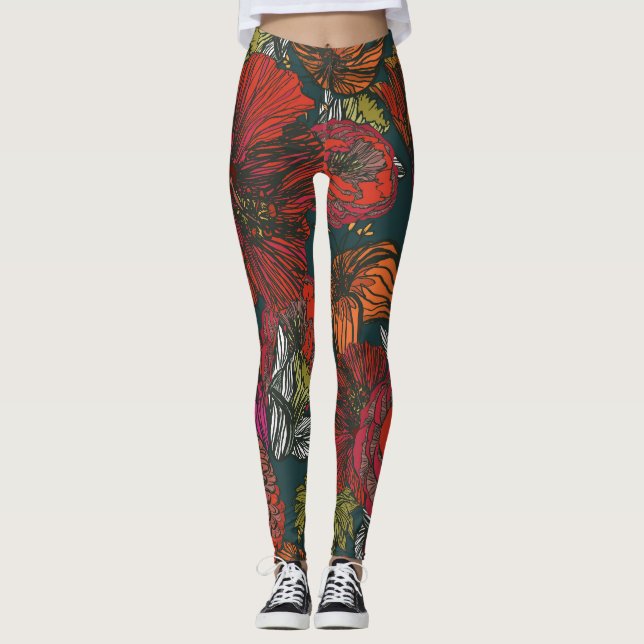 Flower Medley Leggings (Framsida)