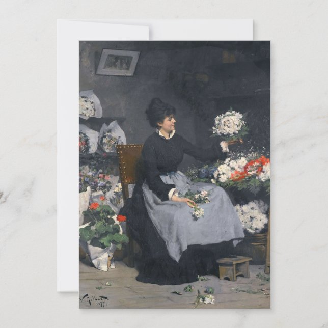 Flower Merchant | Victor Gabriel Gilbert (Framsida)