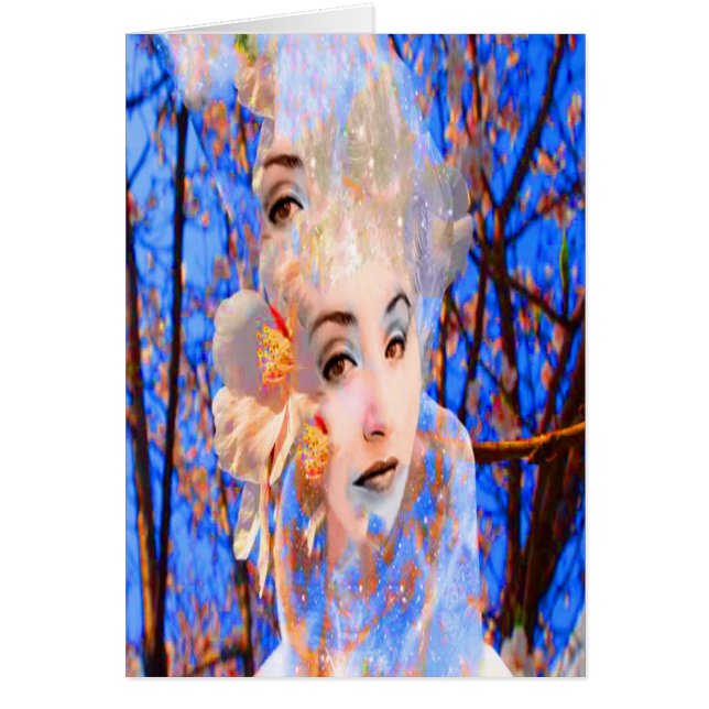 Flower Metamorphosis Hälsningskort (Framsidan)