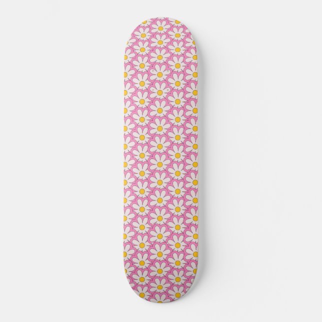 Flower Mini Skateboard Bräda 18,5 Cm (Framsida)