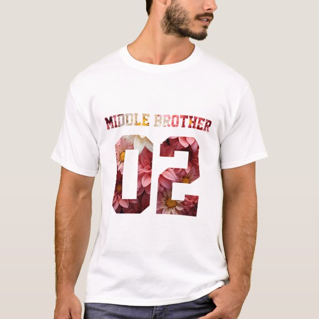Flower Mitten Brother 02 T Shirt (Framsida)