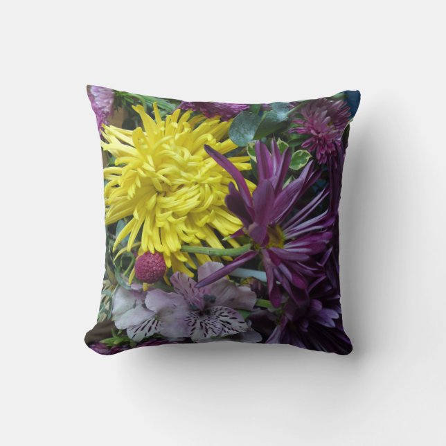 Flower Mix Pillow Kudde (Framsida)