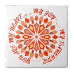 FLOWER MODERN GIFT FROM MOM DAD SISTER SON BOSS KAKELPLATTA<br><div class="desc">VISIT MY STORE FOR UNCOMMON DESIGNS.</div>