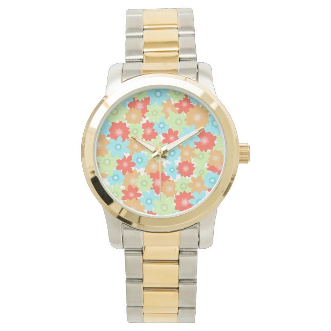 FLOWER MÖNSTER ARMBANDSUR (Framsida)