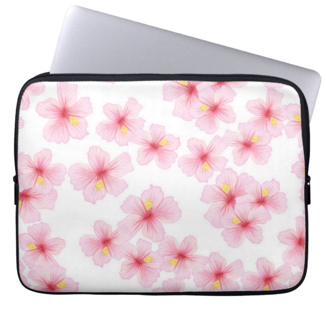 Flower mönster laptop fodral (Framsidan)