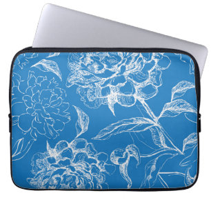 Flower mönster laptop fodral