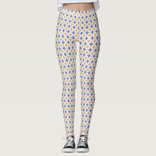 Flower Mönster Leggings