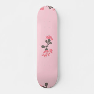 Flower mönster mini skateboard bräda 18,5 cm