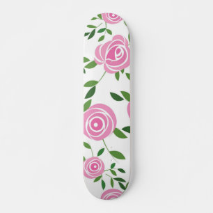 Flower mönster mini skateboard bräda 18,5 cm