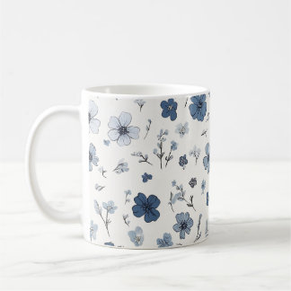 Flower mönster mugg