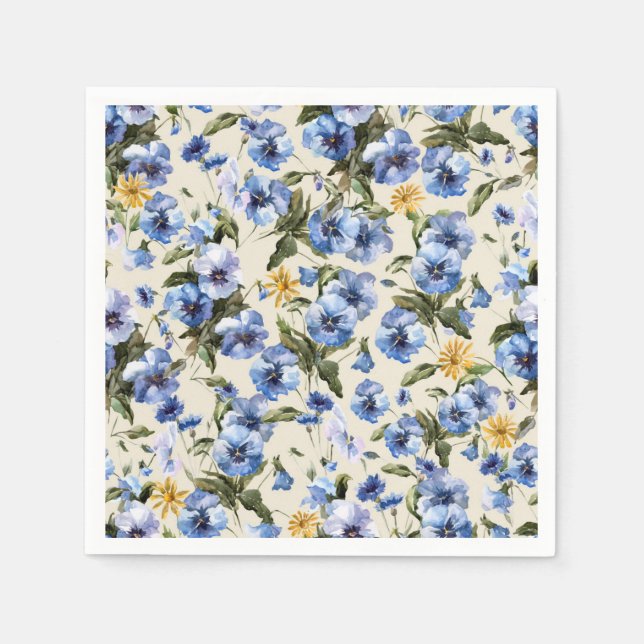 Flower mönster pappersservett (Framsidan)