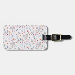 Flower Mönster Vår Blommigt Bagagebricka