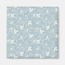 Flower Mönster Vår Blommigt Square