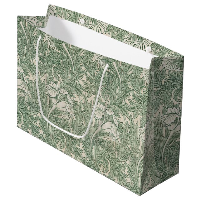 Flower Mönster, William Morris Large Gift Bag (Framsidan Vinklad)