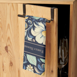 Flower Morris art Kökshandduk