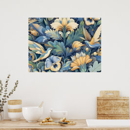 Flower Morris art Poster
