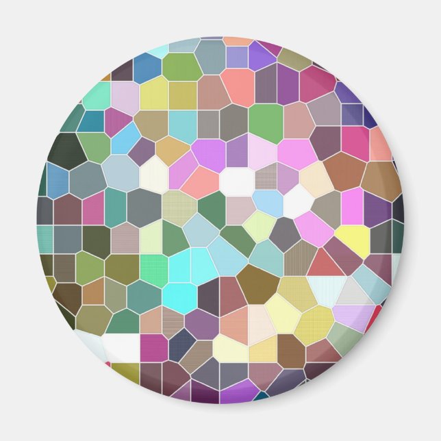 Flower Mosaic Magnet (Framsidan)