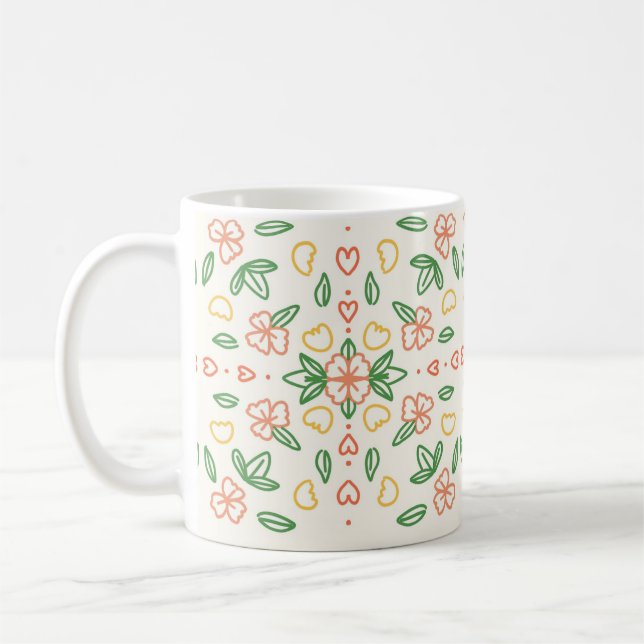 Flower Mosaic Mugg (Vänster)