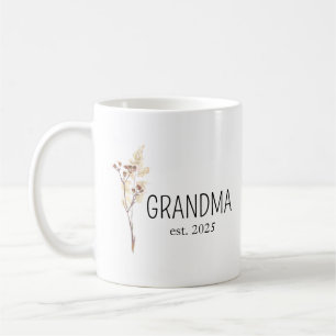 Flower Mugg, Personlig Pottery Mugg G