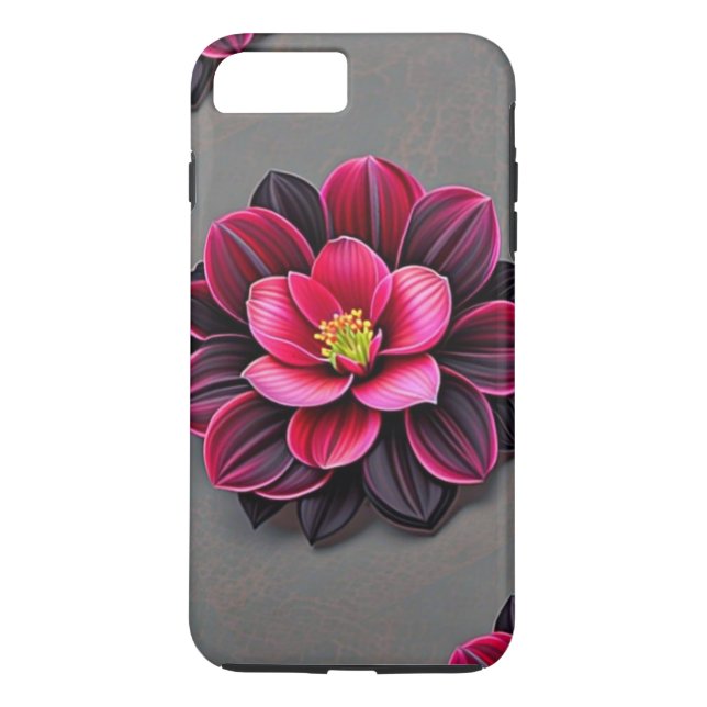 Flower Noire Case-Mate iPhone Skal (Baksida)