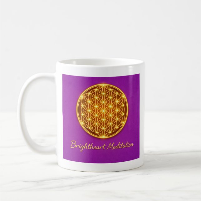 Flower of Life Mug Kaffemugg (Vänster)