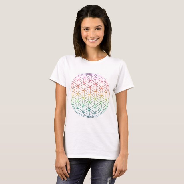 Flower of life t shirt (Hel framsida)
