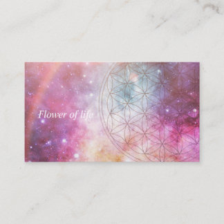 Flower of life visitkort