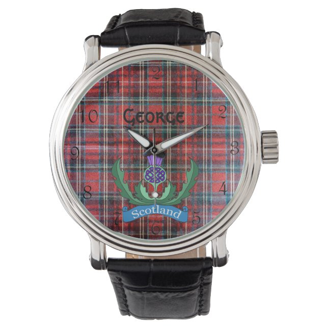 "Flower of Scotland" Wrist Watch Armbandsur (Framsida)