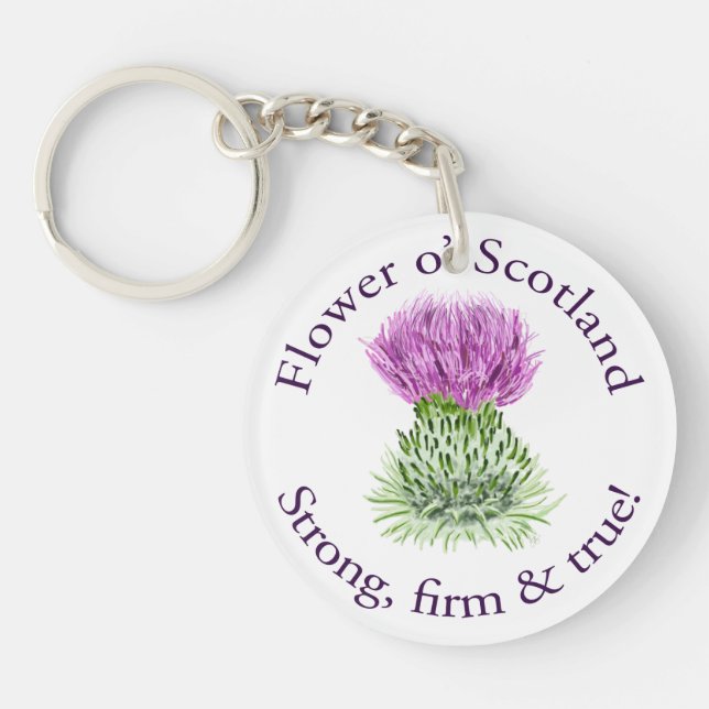 Flower of'Scotland. Stark, fast och sann! (Framsidan)