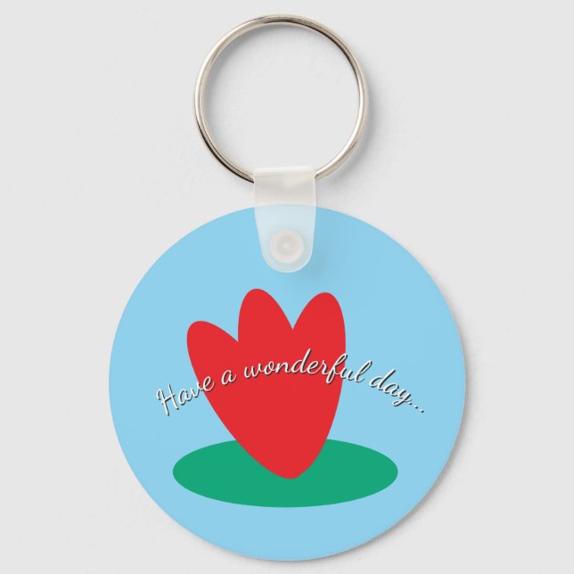 flower on a pond nyckelring (Framsida)