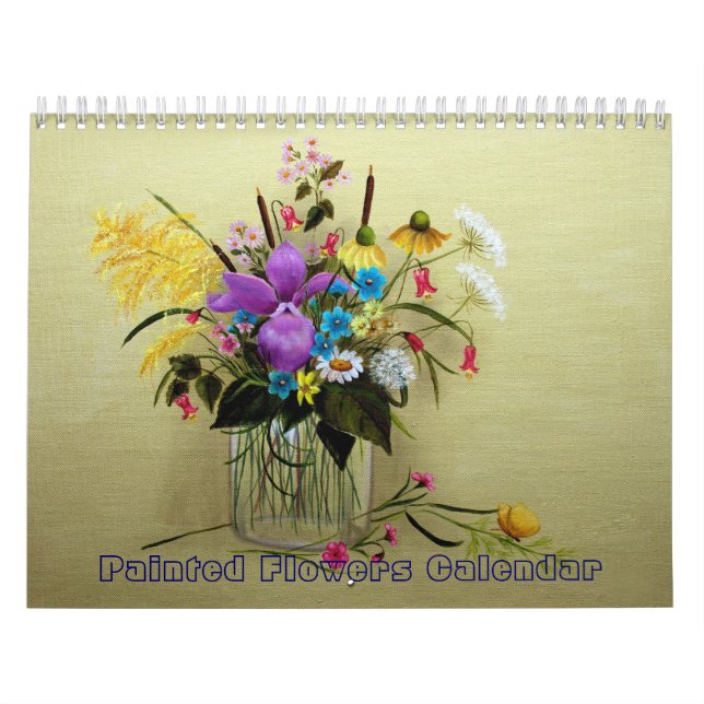 Flower Paintings Calendar Kalender (Omslag)