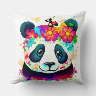 Flower Panda Kudde